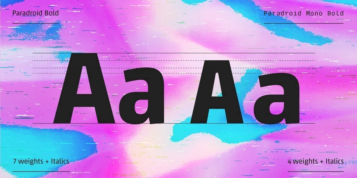 Paradroid Font Family插图1