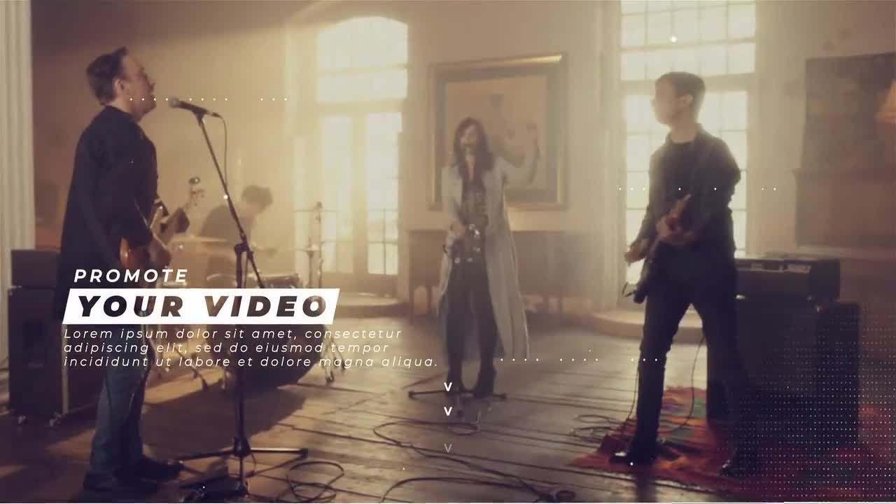 流畅简单的励志宣传开场白素材库精选AE模板