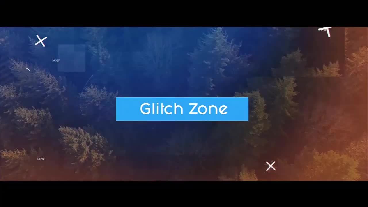 时尚扭曲效果文本动画素材库精选AE模板