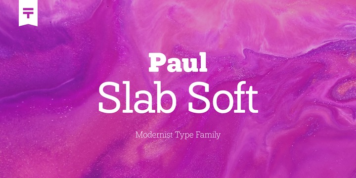 Paul Slab Soft Font Family素材之家精选英文字体