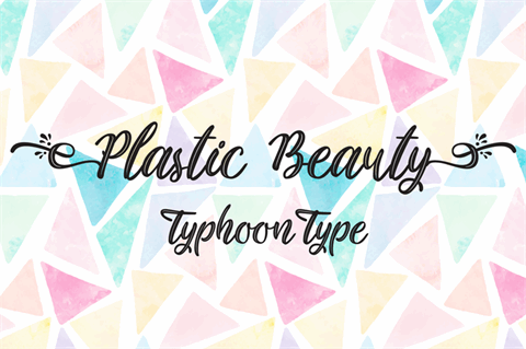 Plastic Beauty font素材之家精选英文字体