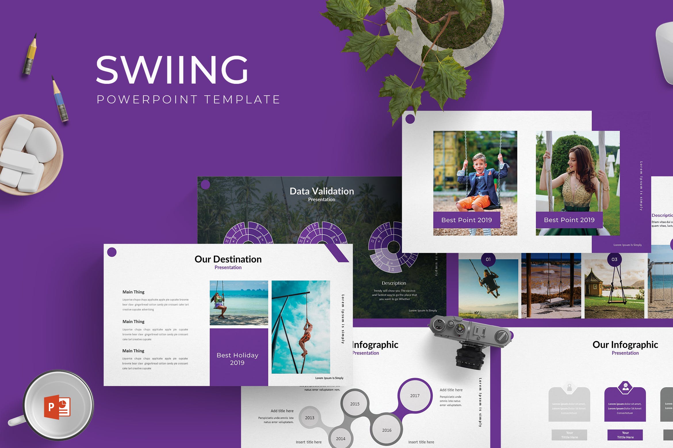 优秀成功案例展示PPT幻灯片模板 Swiing – Powerpoint Template插图