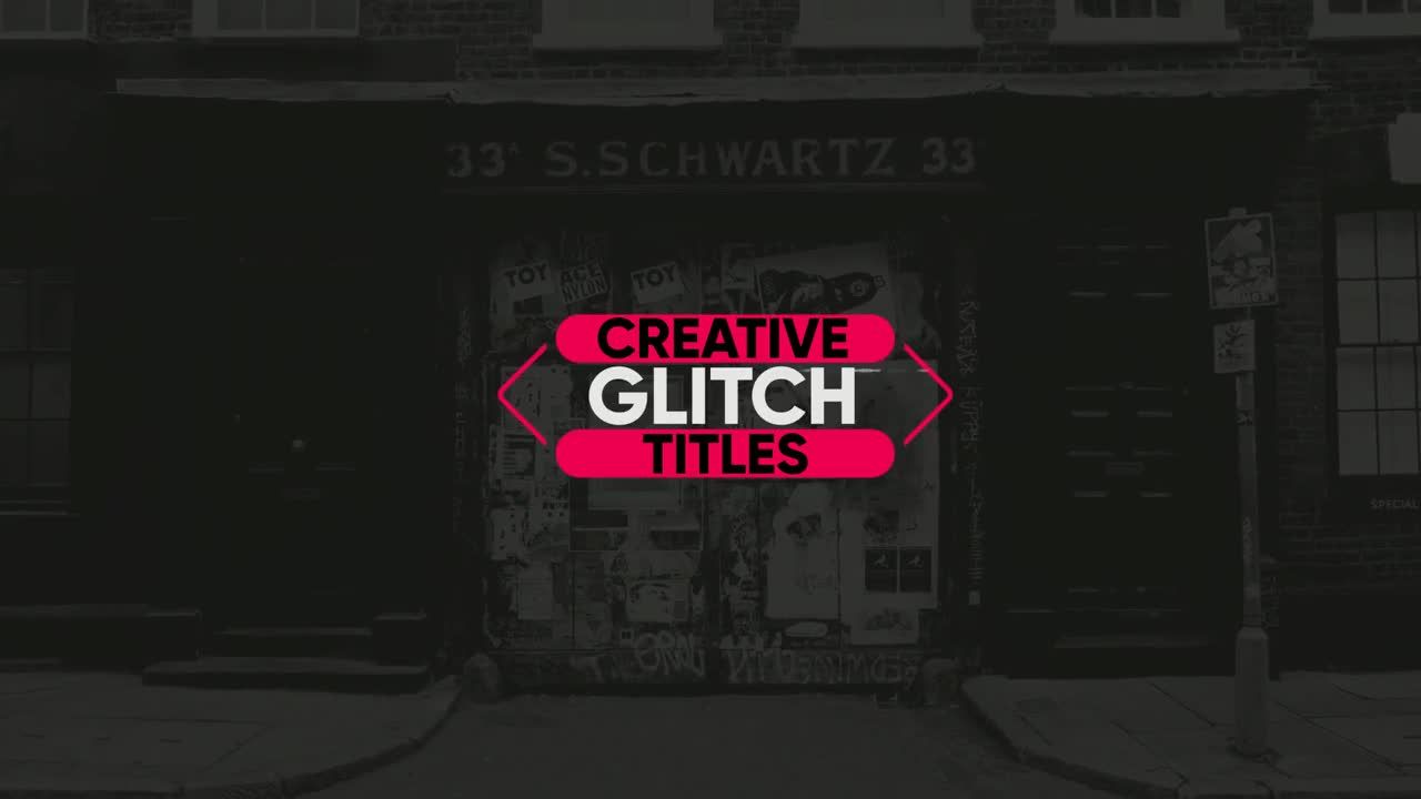 小故障动画素材库推荐PR模板