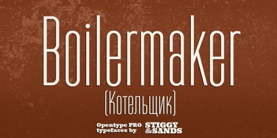 Boilermaker Font素材之家精选英文字体
