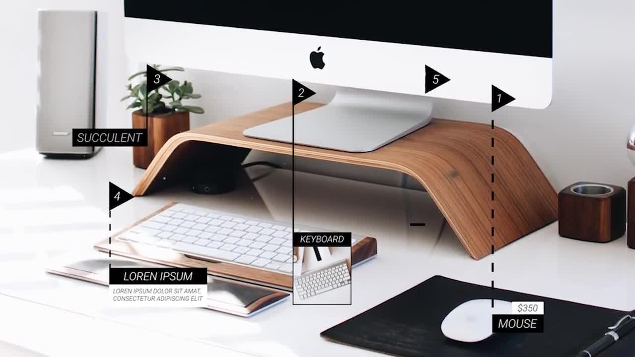 15个独特的商业演示Glitch标注标题素材库精选AE模板