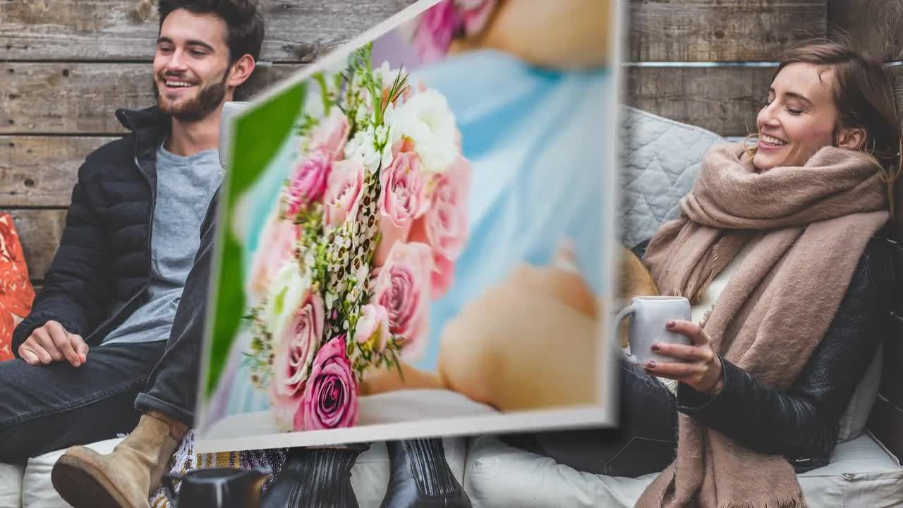 有10个独特设计和动态动画相框转换效果素材库精选AE模板