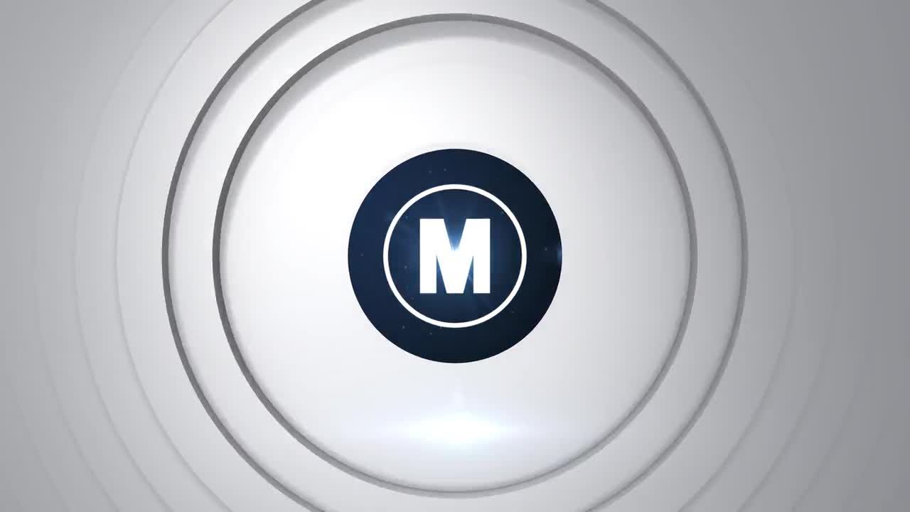 简单广告徽标显示素材库精选AE模板