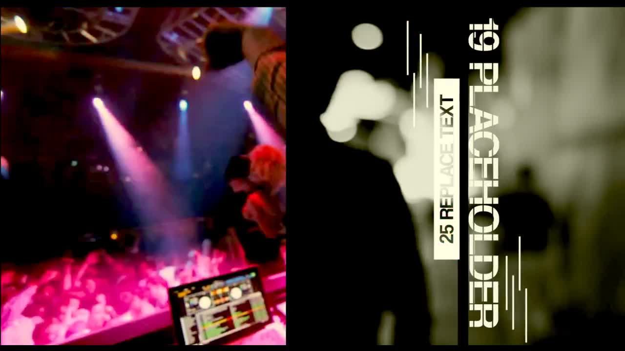 电子舞蹈促销活动素材库精选AE模板