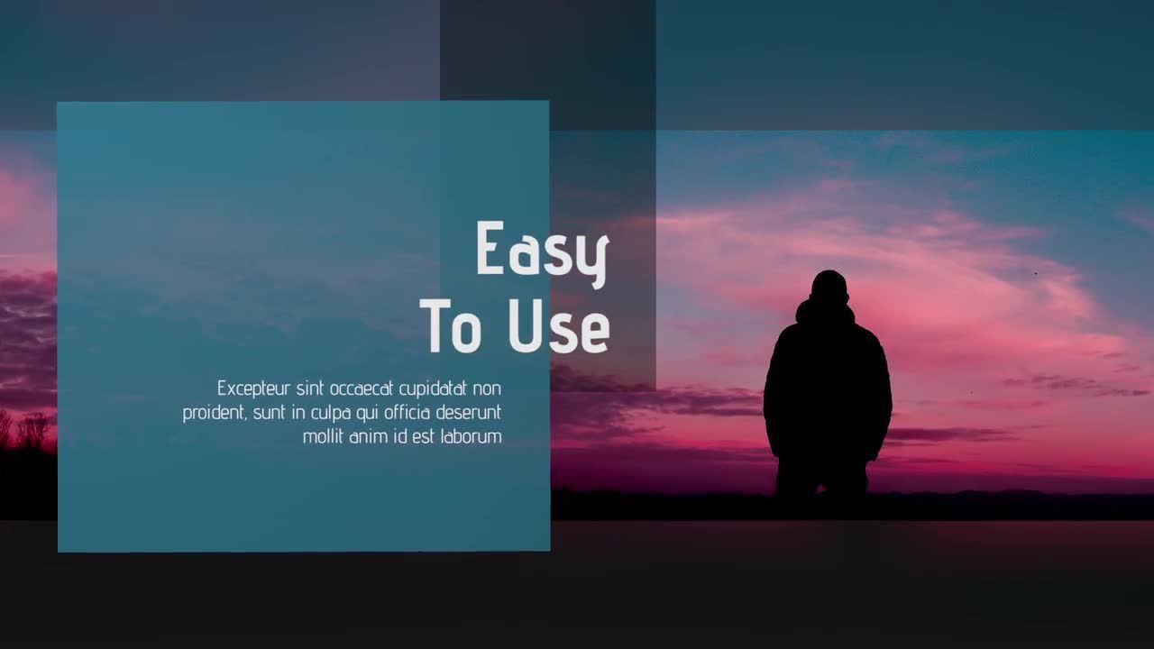 简约演示文稿素材库推荐PR模板