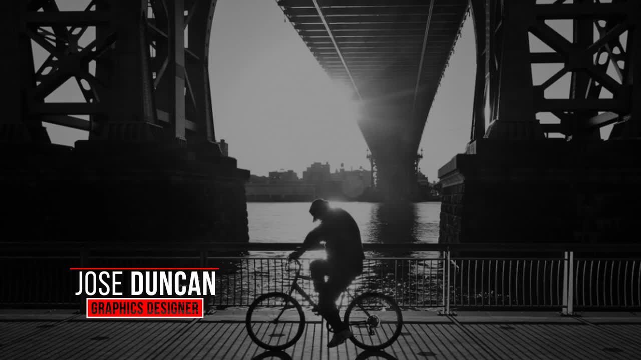 10个简约时尚的下三分之一动画标题素材库精选AE模板