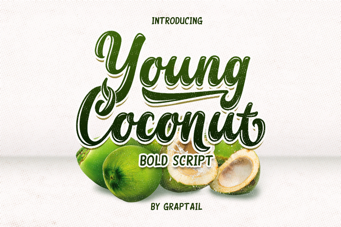 Young Coconut Font素材之家精选英文字体