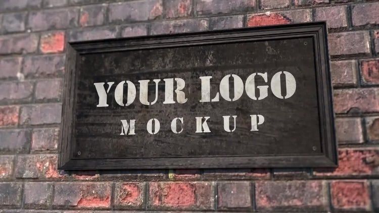 多功能的墙壁标志模型ae模板