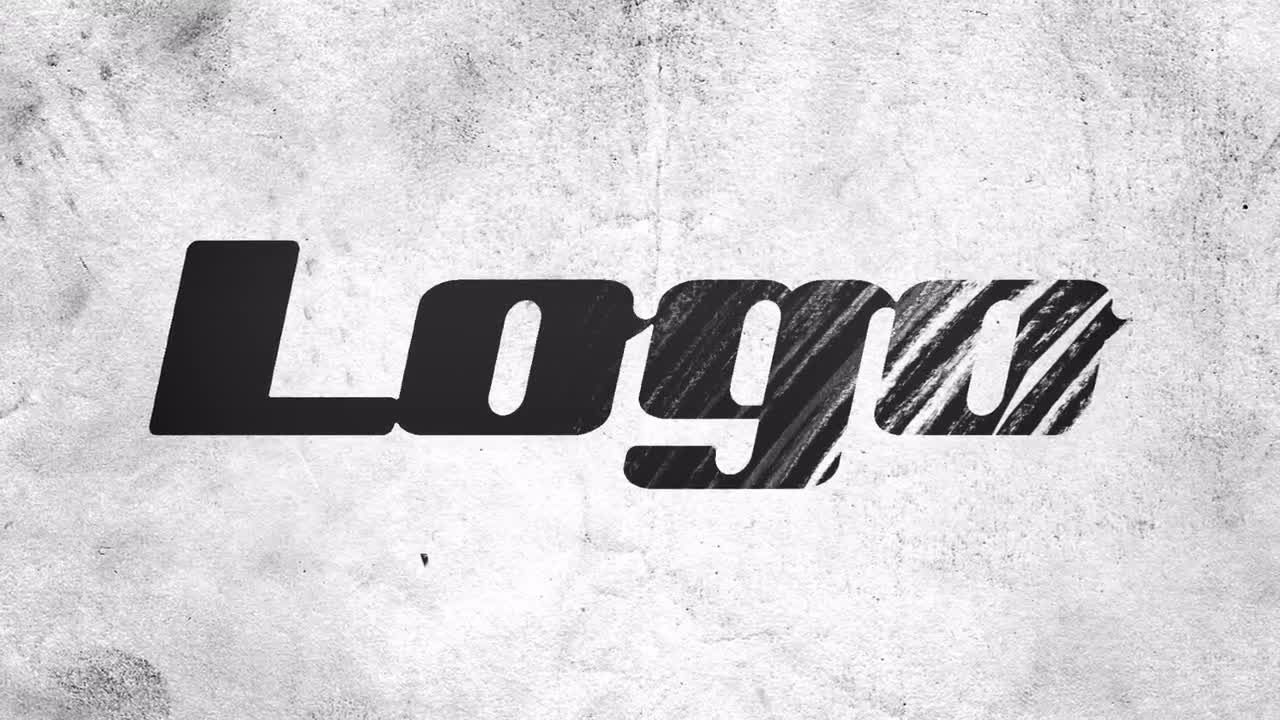 公司铅笔绘制效果标志素材库推荐PR模板