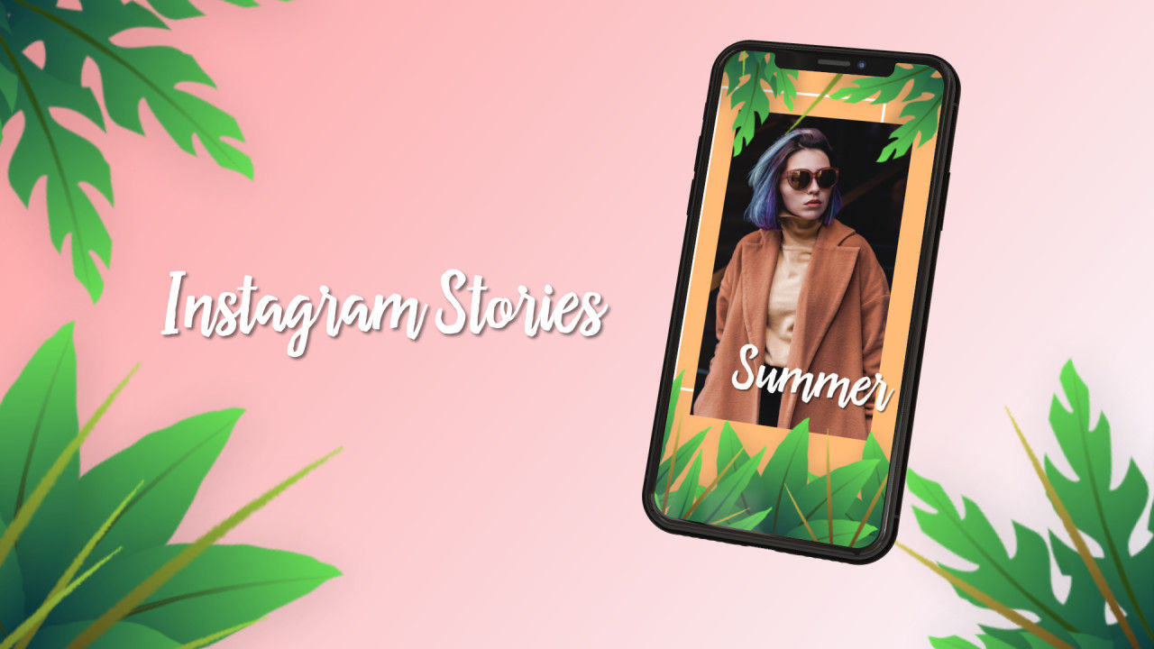 清新时尚的Instagram故事素材库精选AE模板