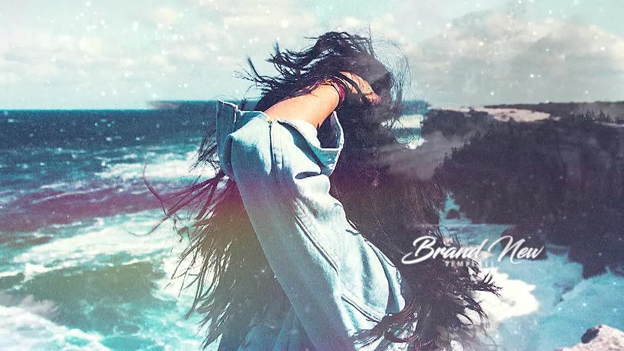 华丽的墨水照片幻灯片展示素材库精选pr模板