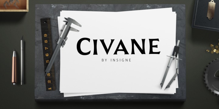 Civane Font Family素材之家精选英文字体