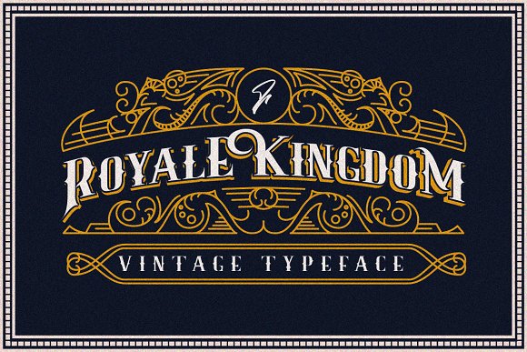 Royale Kingdom ~ Vintage Typeface素材之家精选英文字体