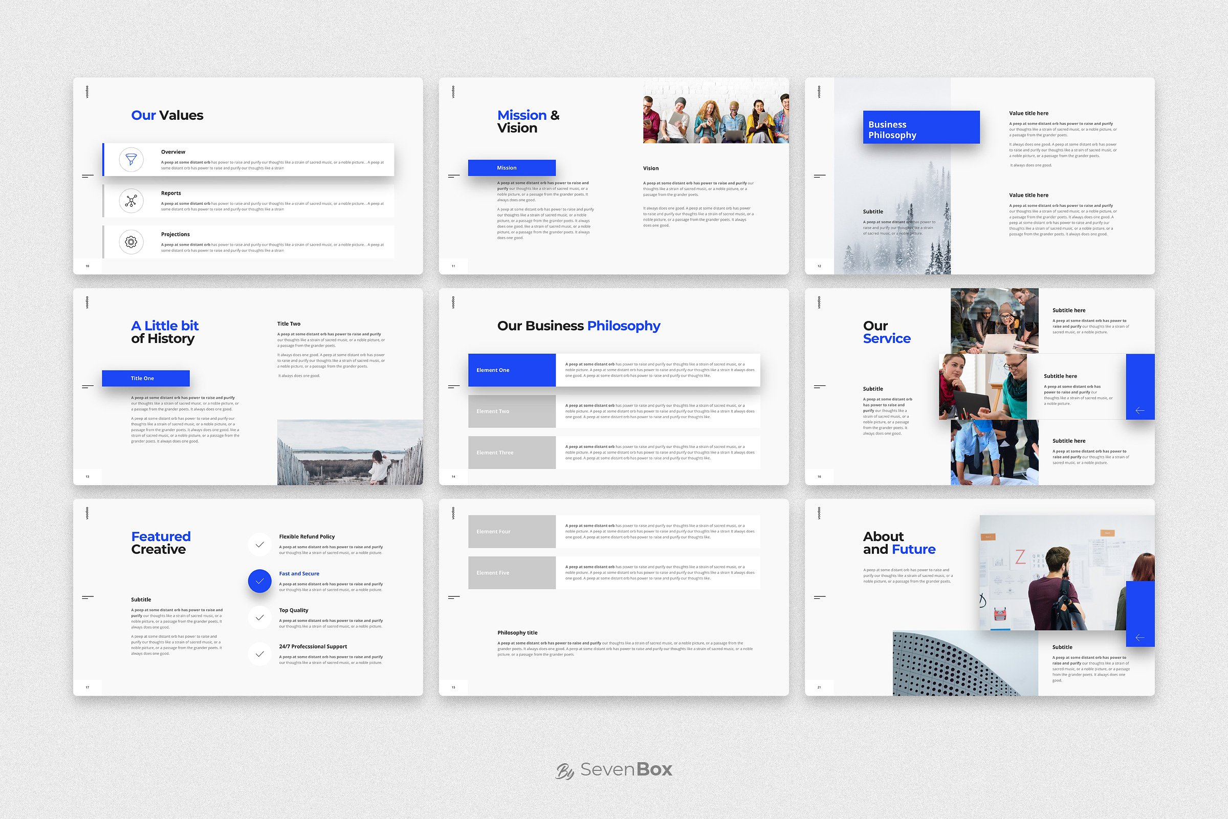 Voodoo-创意极简的PPT模板下载 [pptx]插图(5)
