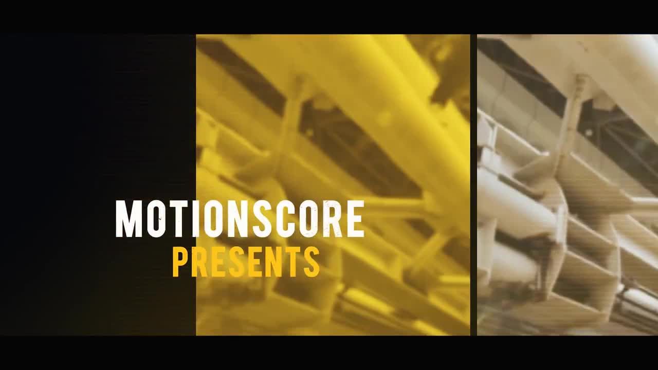 城市动态开场视频素材库精选AE模板