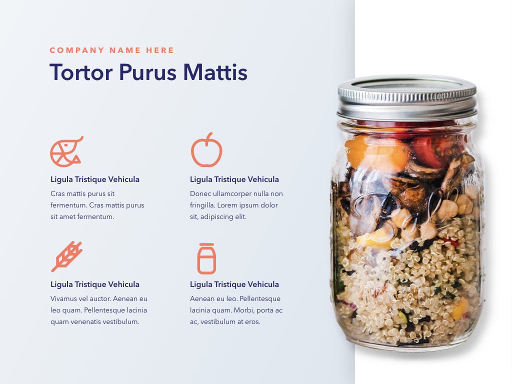 营养与健康饮食主题PPT幻灯片模板 Nutritious PowerPoint Template插图(4)