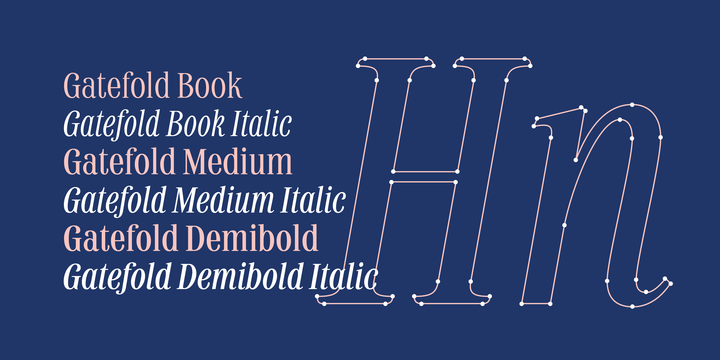 Gatefold Font Family插图1