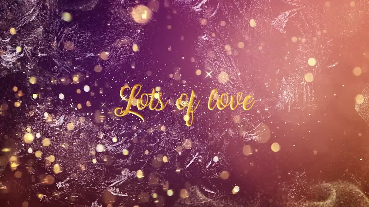 圣诞节愿望幻灯片素材库精选PR模板