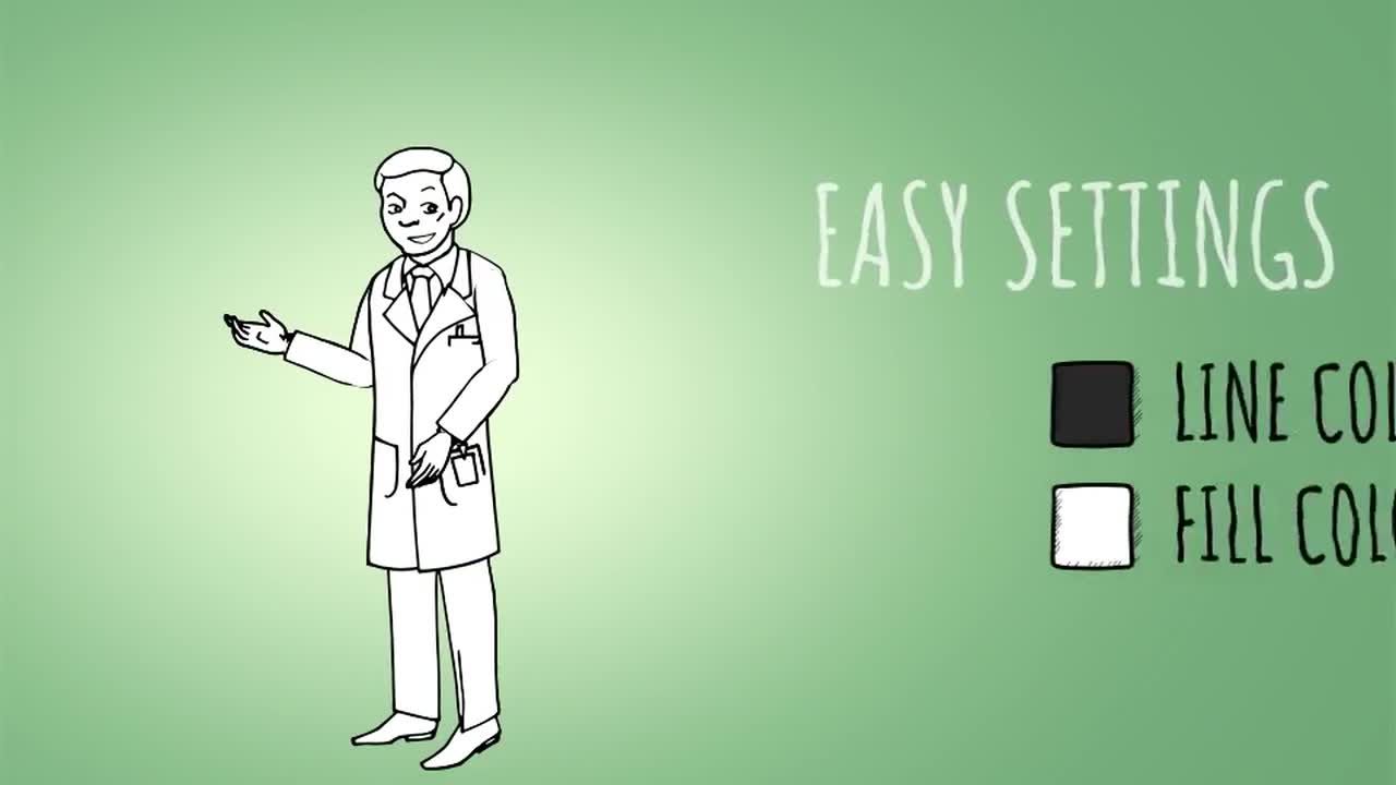 卡通人物产品广告素材库精选AE模板