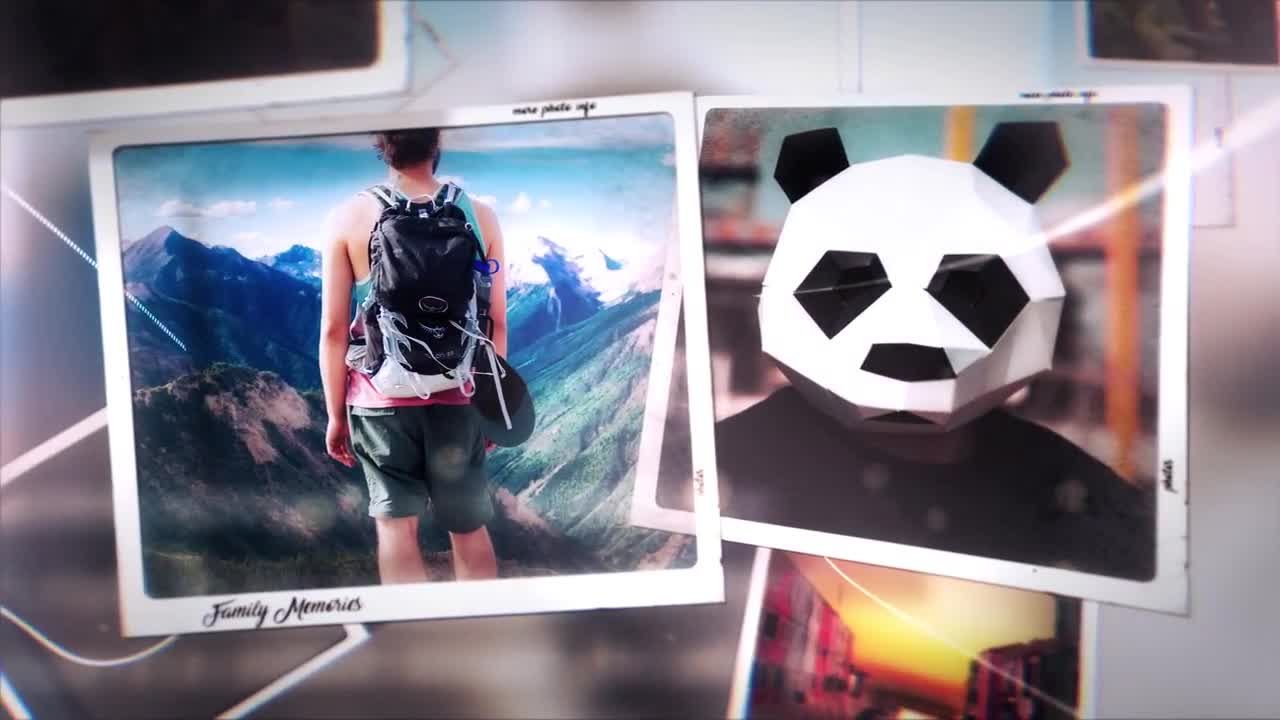 完美的照片幻灯片素材库精选AE模板