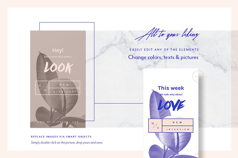 时尚大气Instagram故事贴图模板素材库精选 Instagram Stories • Alrún插图(4)