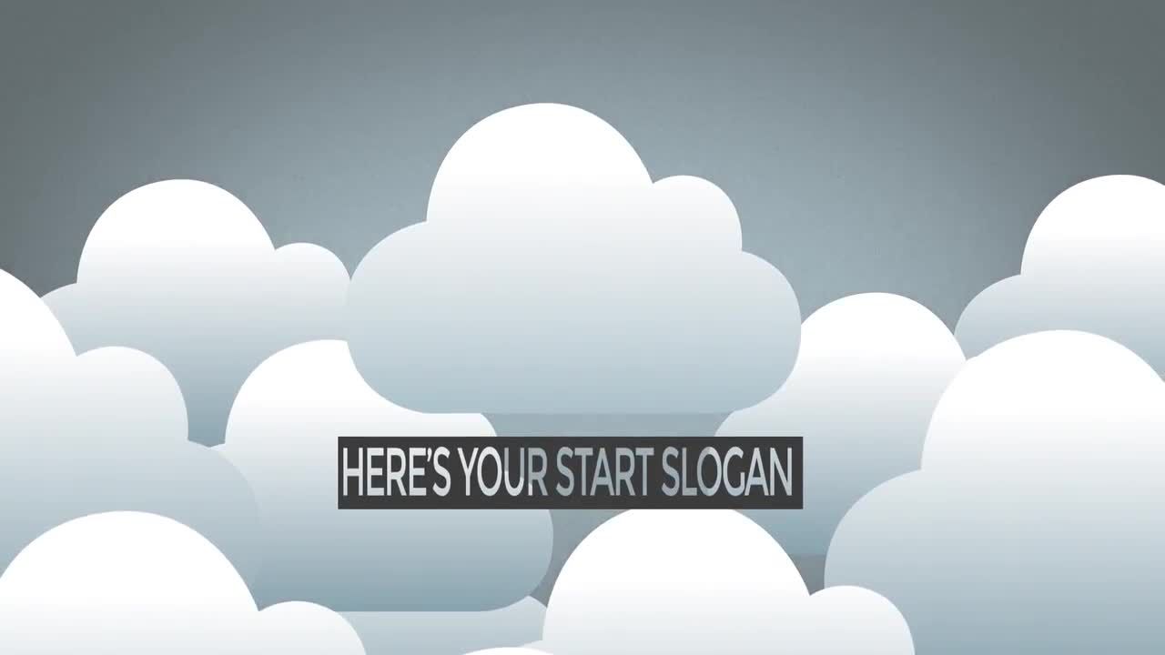 完美全面的云计算动画图表素材库精选AE模板