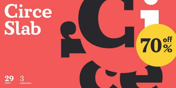 Circe Slab Font Family素材之家精选英文字体