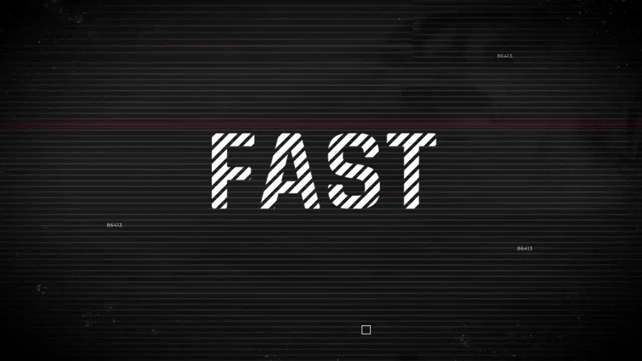 动态切割文字标题片头动画素材库推荐PR模板