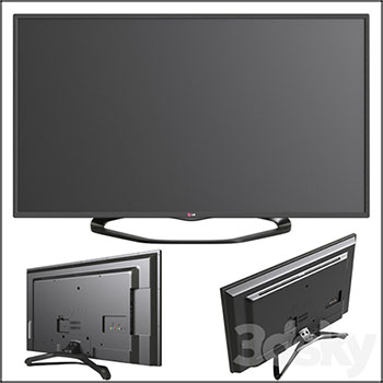 LG 32LA620液晶电视素材之家精选3D模型