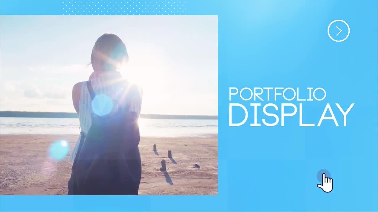 鼠标光标手势移动图片视频展示素材库精选PR模板