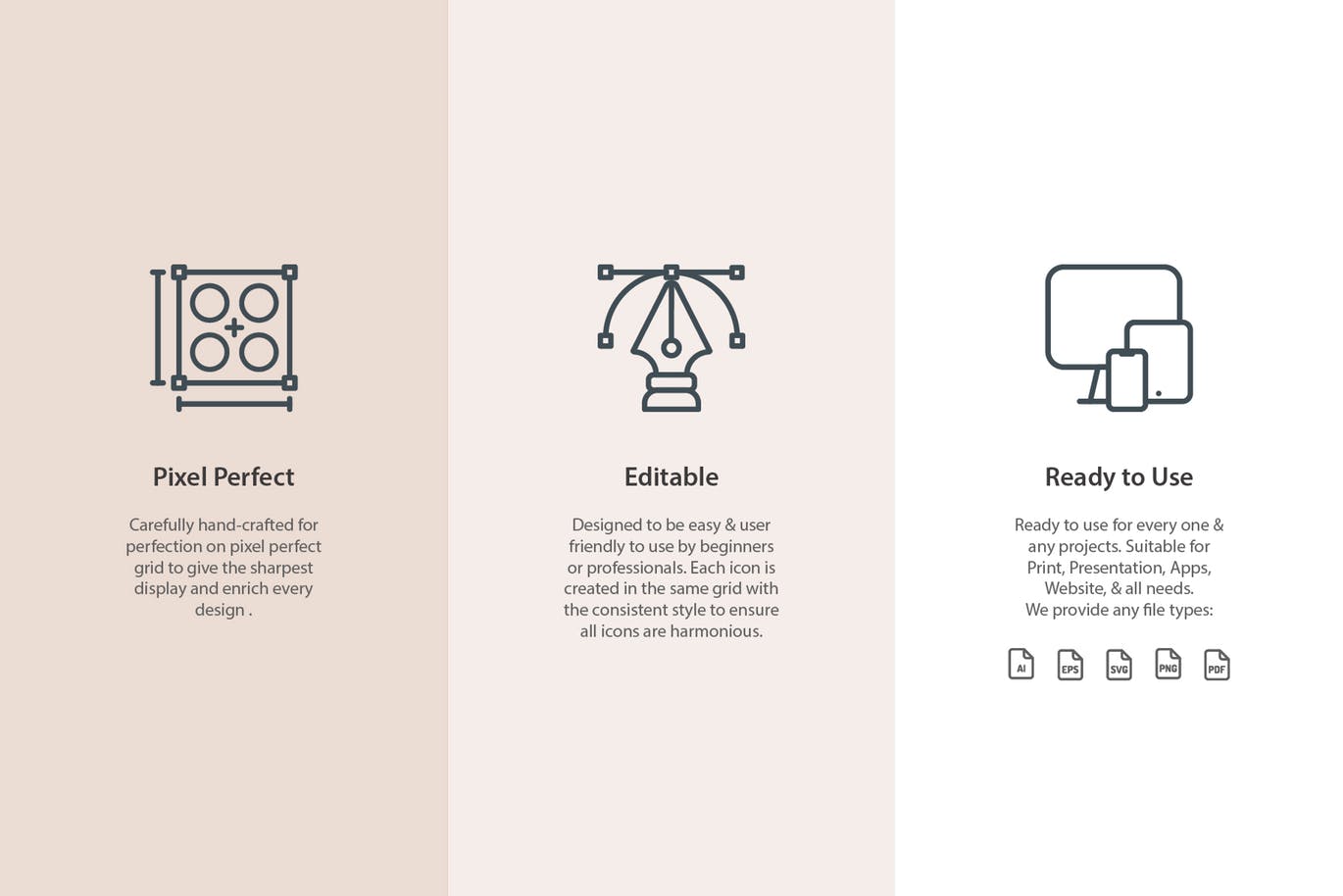 家具矢量填充素材库精选图标素材v1 Furniture Filled Part 1插图(2)