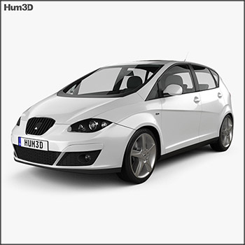 Seat Altea 2010汽车素材之家精选3D模型