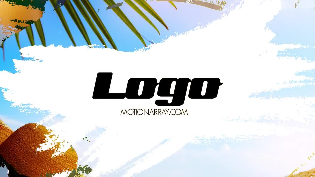 现代画笔遮罩logo展示素材库推荐PR模板