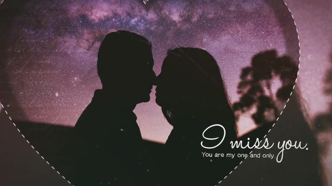 浪漫优雅精美的爱情故事素材库精选AE模板