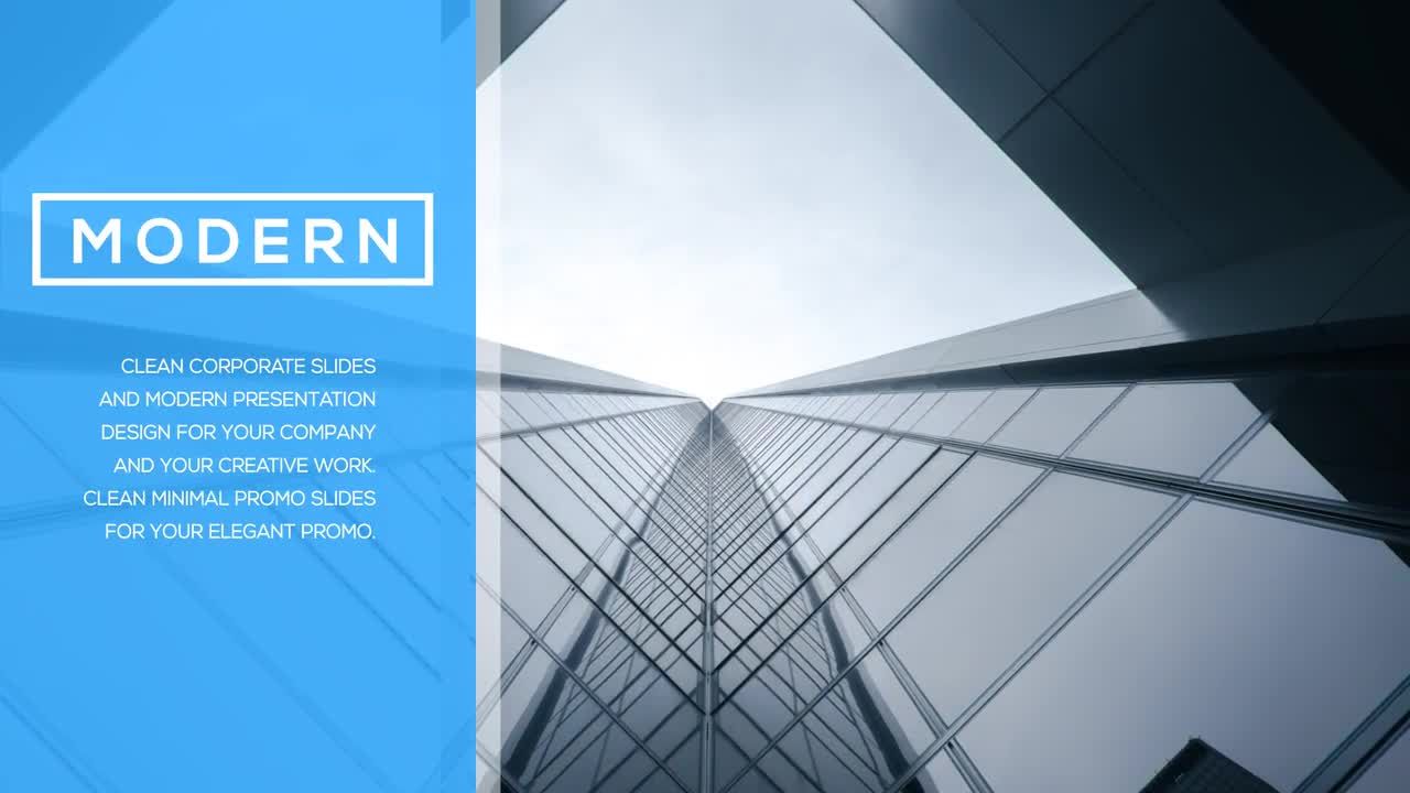 现代优雅的企业宣传素材库精选AE模板