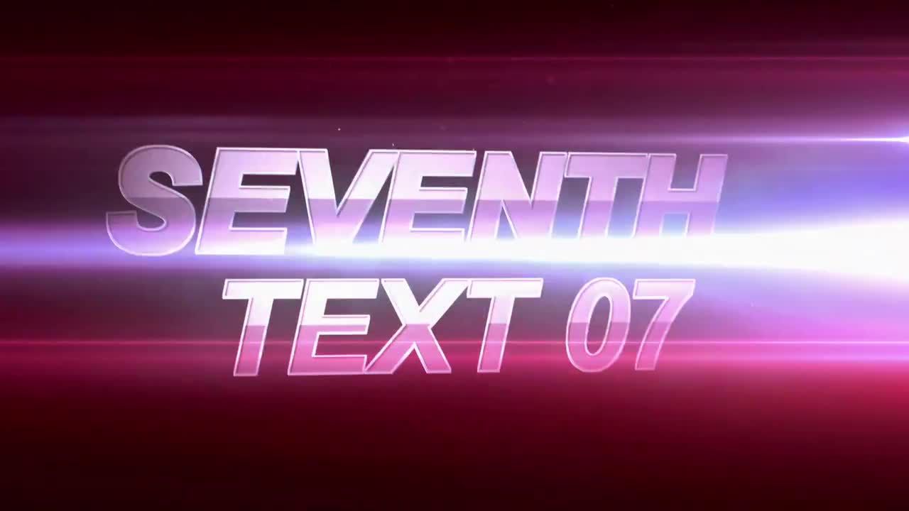 炫彩条纹转场效果幻灯片素材库精选AE模板