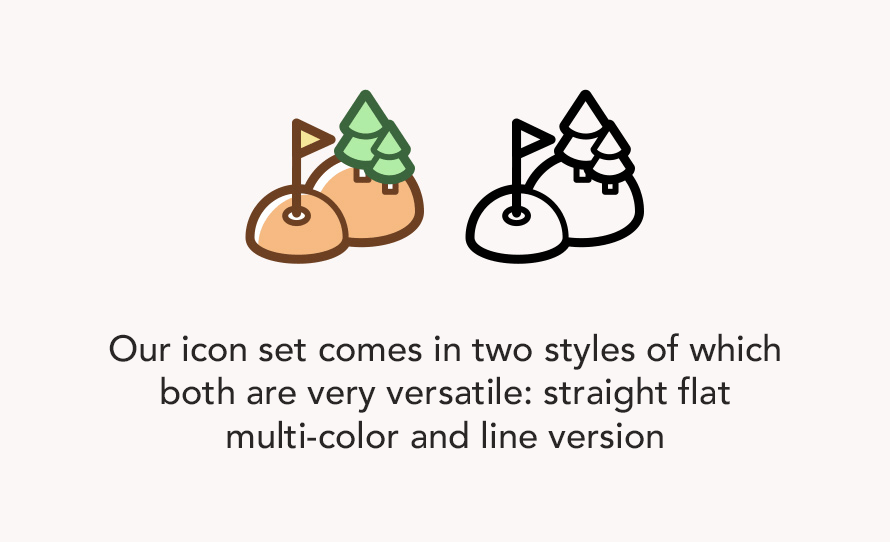 一套运动及游戏主题图标集 (AI, EPS, PSD, SVG, PNG)插图(1)