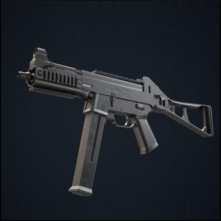 Heckler Koch UMP 45冲锋枪素材之家精选3D模型