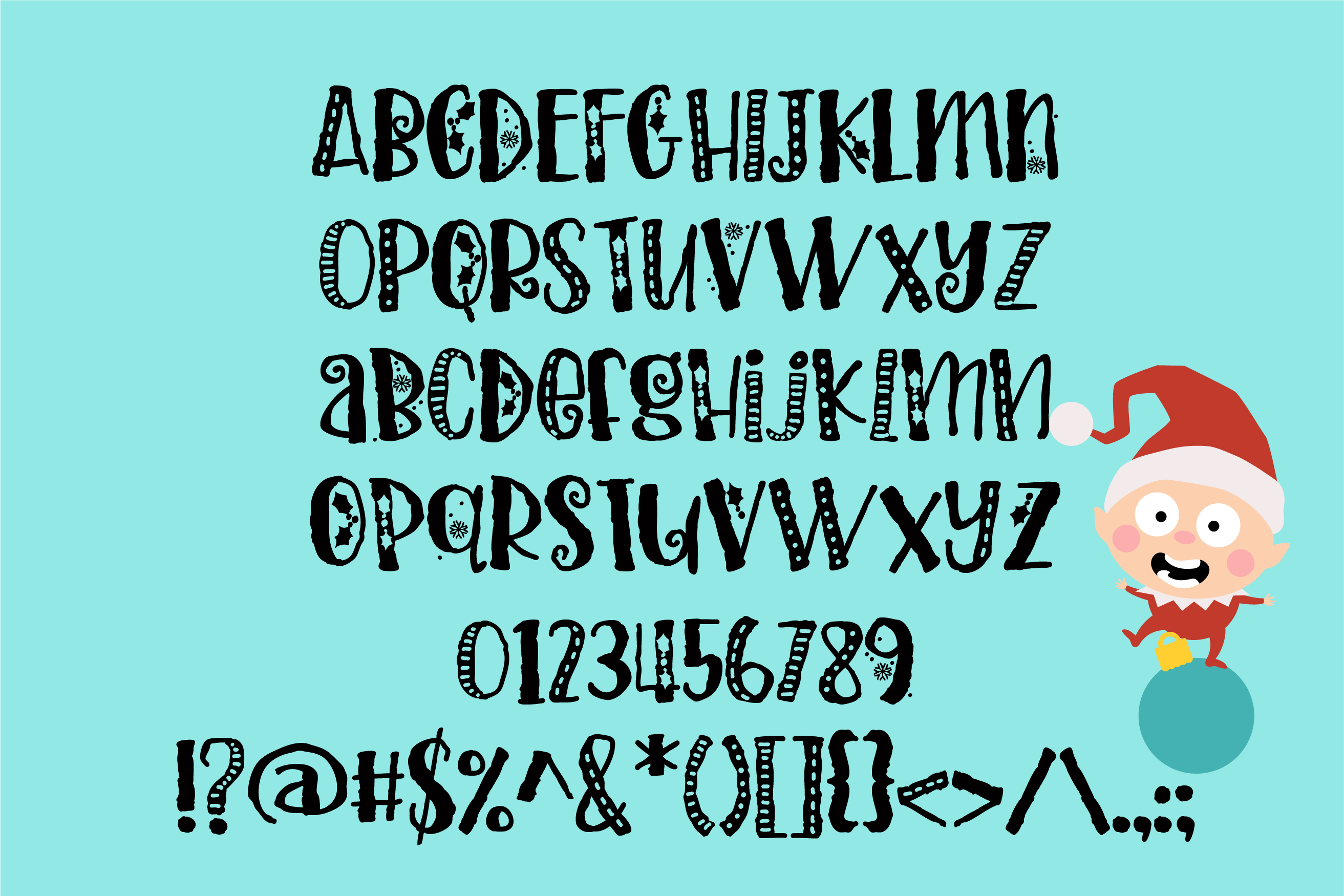 PN Homegirl HolidayRegular Font插图3