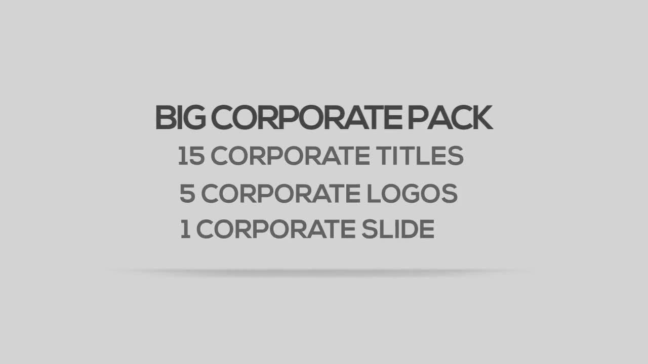 超级公司企业包装展示动画素材库精选AE模板