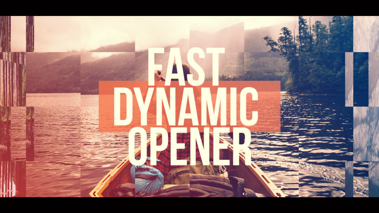 快速动态开场白动画素材库精选AE模板