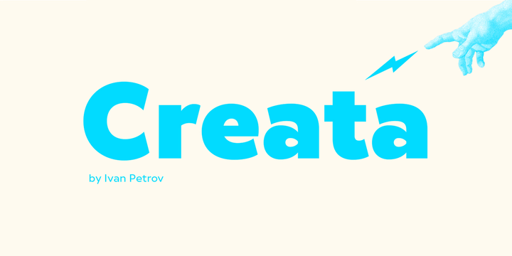 Creata Font Family素材之家精选英文字体