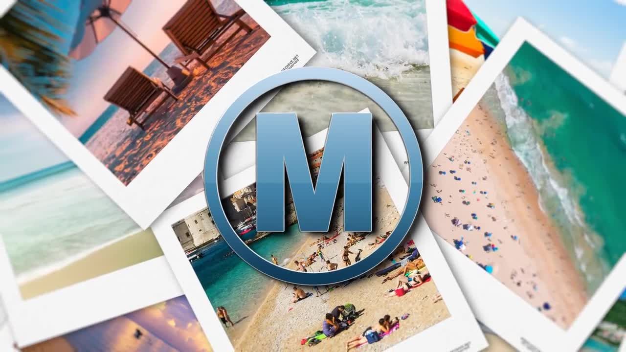 现代快速创意的相机快门效果展示徽标素材库精选AE模板