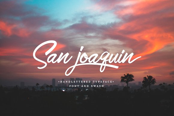 San Joaquin font素材之家精选英文字体