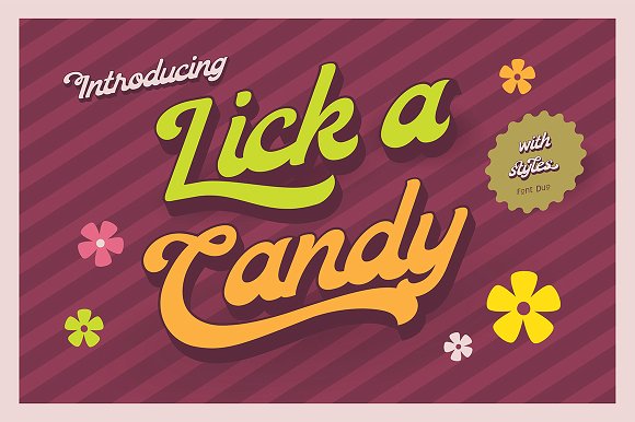 Lick a Candy素材之家精选英文字体