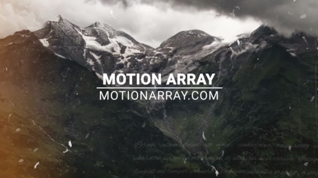 酷炫视差效果励志幻灯片素材库精选AE模板